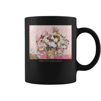 ヴィンセント・ファン・ゴッホ作 パステルヴィンテージローズ 美しい絵画 コーヒーマグ - Kawaiitshirt