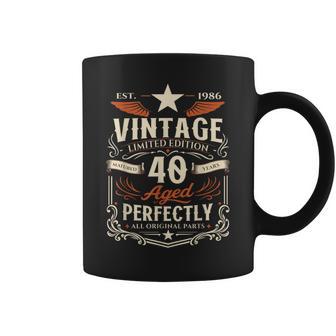 ヴィンテージカー 1986 年 40 歳の誕生日 1986 年のクラシックカー コーヒーマグ - Kawaiitshirt