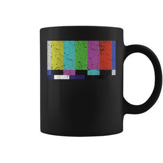 ヴィンテージテレビテストパターンカラーバー グラフィックデザインプレゼント コーヒーマグ - Kawaiitshirt
