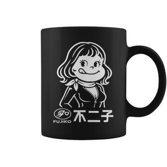 不二子 ペコちゃん風 レトロガール Fujiko 日本 アニメ パロディ コーヒーマグ - Kawaiitshirt