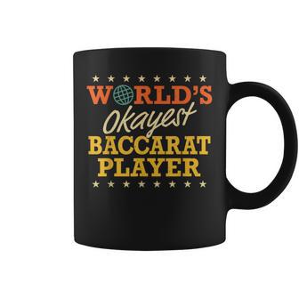 世界で一番大丈夫なバカラ プレーヤー レトロ ギャグ ギフト 面白いカジノ コーヒーマグ - Kawaiitshirt
