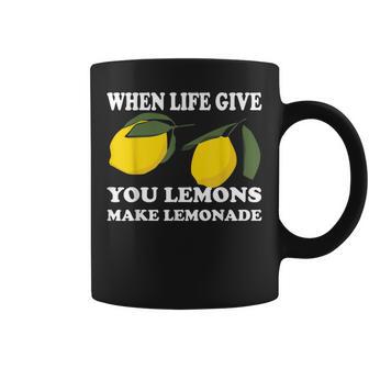 人生がレモンをくれたらレモネードを作ろう コーヒーマグ - Kawaiitshirt