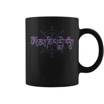 仏教徒 チベット六語マントラ コーヒーマグ - Kawaiitshirt