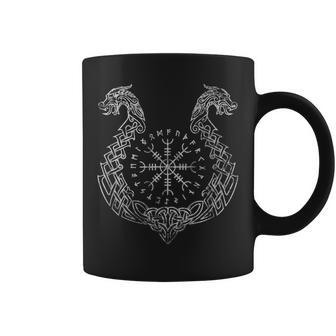 北欧バイキングコンパス アイスランド コーヒーマグ - Kawaiitshirt