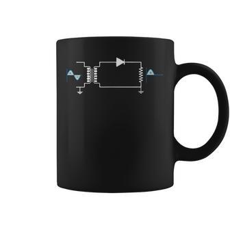 半波整流器 回路図 電気工事 コーヒーマグ - Kawaiitshirt