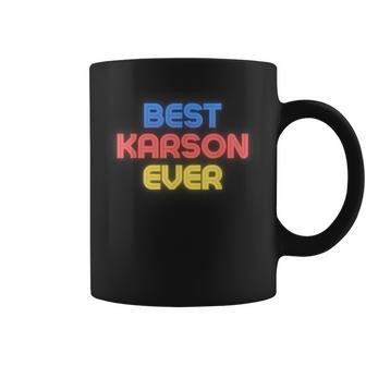史上最高のカーソン 面白いカーソン名 Karson コーヒーマグ - Kawaiitshirt