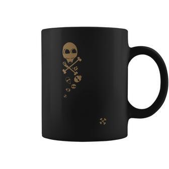 和ポップ 犬ドクロ コーヒーマグ - Kawaiitshirt