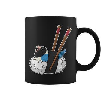 寿司ロール オウム I Kawaii Food I Blue-Masked Lovebird 長袖tシャツ コーヒーマグ - Kawaiitshirt