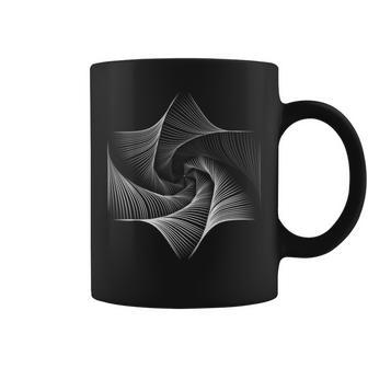 幾何学的八角形八角形トリッピーサイケデリックス コーヒーマグ - Kawaiitshirt