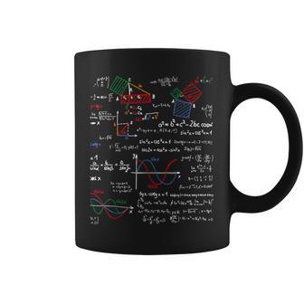 数学tシャツ Teacher Formulas Cheatheet Cool Geek Nerd コーヒーマグ - Kawaiitshirt