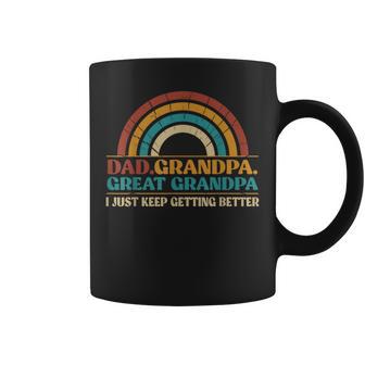 メンズ 曽祖父お父さんおじいちゃんひいおじいちゃんの父の日 コーヒーマグ - Kawaiitshirt