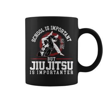 柔術学校は重要ですが、柔術は重要です コーヒーマグ - Kawaiitshirt