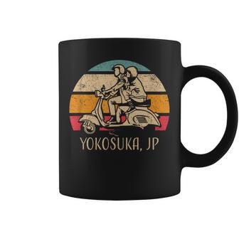 横須賀ジャパン ビンテージスタイル スクーターデザイン コーヒーマグ - Kawaiitshirt