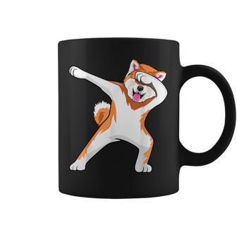 秋田 犬 踊る 面白い コーヒーマグ - Kawaiitshirt
