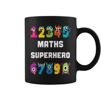 算数スーパーヒーロー、面白いモンスターナンバー、算数 コーヒーマグ - Kawaiitshirt