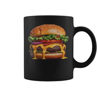 美味しそうなハンバーガー コーヒーマグ - Kawaiitshirt