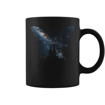 美的シルエット星宇宙銀河蝶 コーヒーマグ - Kawaiitshirt