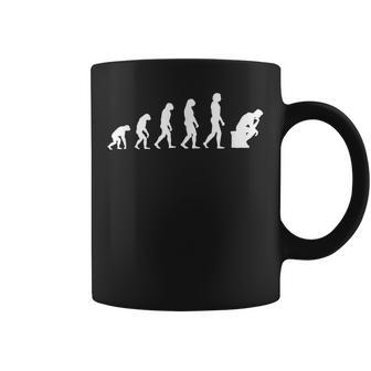 考える人 哲学の進化 コーヒーマグ - Kawaiitshirt