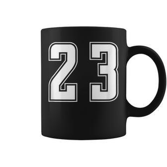 背番号 23 チーム短大スポーツ背番号付きユニフォーム コーヒーマグ - Kawaiitshirt