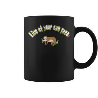 自分のペースで生きようtOwn Pace コーヒーマグ - Kawaiitshirt