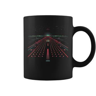 航空管制官 パイロット 飛行機 空港 滑走路 コーヒーマグ - Kawaiitshirt