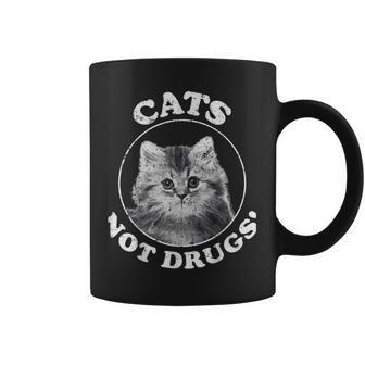 薬物ではなく猫 コーヒーマグ - Kawaiitshirt