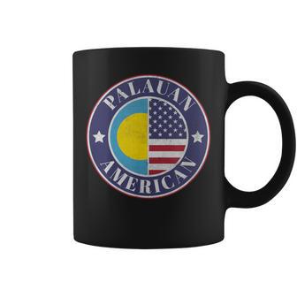 誇り高きパラオ・アメリカン・バッジ パラオ国旗 コーヒーマグ - Kawaiitshirt