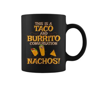 面白いタコス ナチョス ブリトー メキシコ料理 タコス コーヒーマグ - Kawaiitshirt