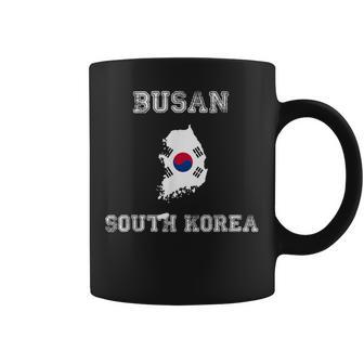 韓国 アンティーク調 旗 釜山 プライド コーヒーマグ - Kawaiitshirt