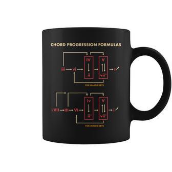 音楽理論 コードフォーミュラ 作曲家の鍵盤 ミュージシャン コーヒーマグ - Kawaiitshirt