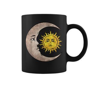 魔女 グランジ 美的 三日月 月 太陽 コーヒーマグ - Kawaiitshirt