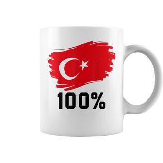 100 Turchia Turchia Distressed Bandiera Retro Turchiaouvenir Tazze - Novitaregali