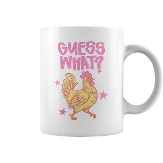 2-Sided Guess What Chicken Butt Chicken Meme Humor Coffee Mug - Thegiftio UK