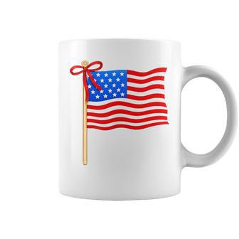 2 Sides Loves Jesus And America Too 4Th Of July Coffee Mug - Thegiftio UK