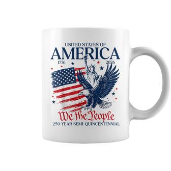 250 Year Semi-Quincentennial Eagle America Usa 4Th Of July Coffee Mug - Thegiftio UK