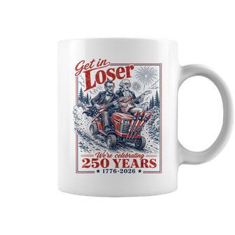 250 Years 250Th Anniversary Usa July 4Th Washington Lincoln Coffee Mug - Thegiftio UK