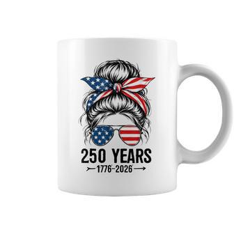 250 Years America 250 Anniversary Usa 4Th Of July Girl Coffee Mug - Thegiftio UK