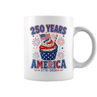 250 Years America Ice Cream Patriotic 250Th Anniversary Usa Coffee Mug - Thegiftio UK