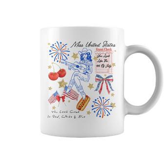 4Th Of July Cowgirl Western Country Coffee Mug - Thegiftio UK