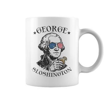 4Th Of July George Sloshington Washington Women Coffee Mug - Thegiftio UK