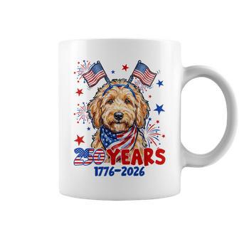 4Th Of July Goldendoodle Meme 250 Years 1776-2026 Dog Lovers Coffee Mug | Seseable UK