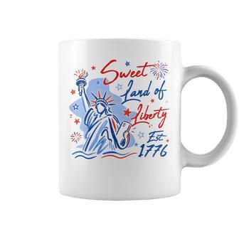 4Th Of July Sweet Land Of Liberty 1776 Kid Coffee Mug - Thegiftio UK