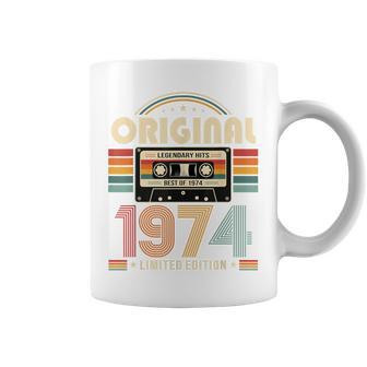 52 歳の誕生日プレゼント男性 1974 年 レトロ ビンテージ テープ コーヒーマグ - Kawaiitshirt