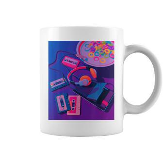 80年代 90年代aporwave レトロ美学 コーヒーマグ - Kawaiitshirt