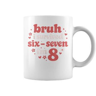 8Th Birthday Girl Outfit Bruh Im 8 Year Old Girls Coffee Mug - Thegiftio UK