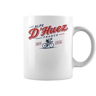 Alpe Dhuez France Cycling Climb Graphic Coffee Mug - Thegiftio UK
