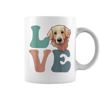 Amante De Los Perros Golden Retriever Love Taza de café - Regaloses