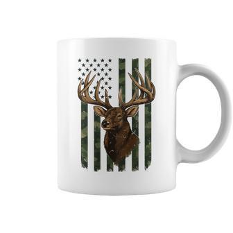 American Flag Deer Hunting Camouflage Boys Youth Camo Coffee Mug - Thegiftio