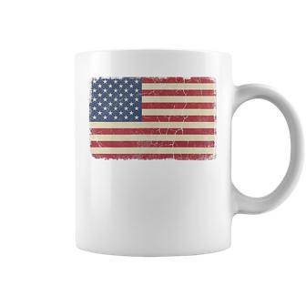 American Flag Retro Jersey Vintage Usa Patriotic Coffee Mug - Thegiftio UK