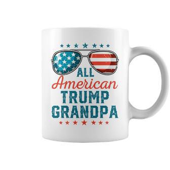 All American Trump Grandpa 4Th Of July Usa Sunglasses Performance Coffee Mug - Monsterry